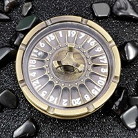 Dés en métal de haute qualité en bronze DND Large Roulette D20 pour les jeux de rôle