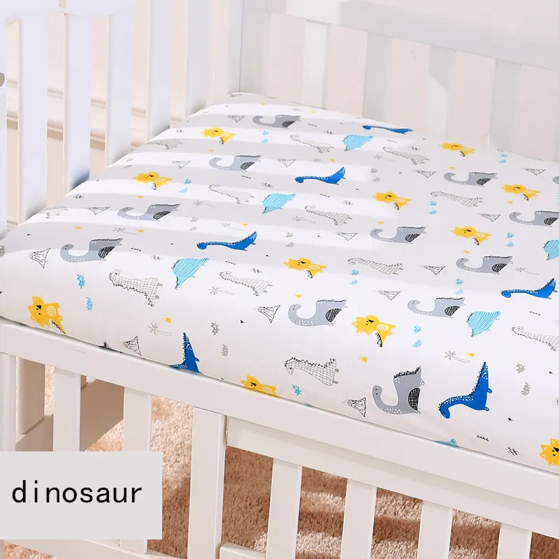 Drap-housse de berceau en jersey 100% coton, draps de lit pour bébé, tricot en jersey extensible pour berceau et housse de matelas de lit pour enfant en bas âge