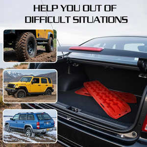 Off-Road Mud Sand Snow Traction Rescue Boards Herramientas de emergencia para la recuperación de vehículos atrapados - Product Image 6