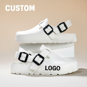 Женские дышащие нескользящие тапочки Breezestep из ЭВА для весны/лета, из переработанных материалов, износостойкие, быстросохнущие, на платформе, регулируемые, для дома - Product Image 1