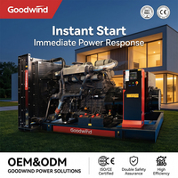 Générateur diesel électrique Goodwind 125KVA à faible consommation de carburant pour hôtel, silencieux et insonorisé, 150KVA 200KVA 250KVA
