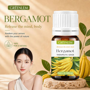 Huile essentielle de bergamote, qualité thérapeutique, 100% pure et naturelle, parfum frais, 5 ml, pour les soins de la peau - Product Image 1