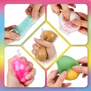ชุดทำลูกบอลบีบคลายเครียด DIY 8 รูปทรง ของเล่นบีบพลาสติกเสริมพัฒนาการสำหรับเด็ก - Product Image 4