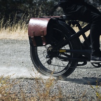 Sepeda Listrik Cheetah Pro Vintage Ban Lebar Motor 750W Jarak Tempuh 100 Mil Baterai 15+15AH Retro Moped E-Bike Grosir