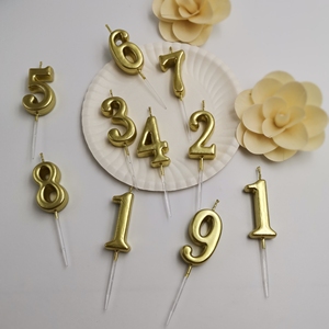 شموع أرقام عيد الميلاد بتصميم جديد مع شمع البارافين للحفلات وديكور المنزل للأعراس وعيد الميلاد - Product Image 3