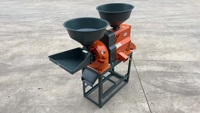 Machine de polissage de riz pour éplucher le riz Fraisage automatique des grains de maïs par petit moulin à riz multifonctionnel domestique