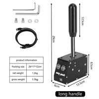 Levier de Vitesses Séquentiel Simulateur de Jeu de Course PC pour Logitech G27 G29 G25 G920, pour Thrustmaster T300RS/GT, pour ETS2 PC