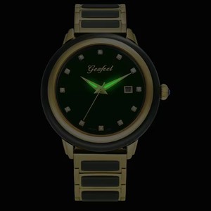 Envío Directo, Relojes Automáticos para Pareja, Jadeíta Natural, Marcadores de Diamantes, Visualización de Fecha, Manecillas Luminosas, Reloj de Pulsera Elegante - Product Image 5