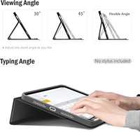 Casing Tablet Folio Multifungsi Kulit PU Kustom Pabrik untuk iPad Pro 11/12.9 Air