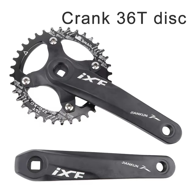 Manivelle+disque 36T Noir