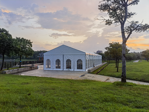 <span class=keywords><strong>Abri</strong></span> à baldaquin durable Design élégant pour les événements <span class=keywords><strong>de</strong></span> Garden Resort Fêtes d'anniversaire Tente <span class=keywords><strong>de</strong></span> mariage blanche romantique pour les événements - Product Image 5