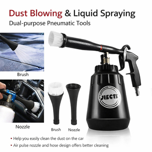 Pistola per la pulizia del Tornado, pistola per la pulizia dell'auto Turbo ad alta pressione pulita e asciutta all'aria con una forte raffica d'aria e interni universali - Product Image 3