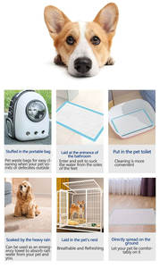Super Absorvente Controle de Odor Almofadas de Treinamento para Cães À Prova de Vazamento Seco Rápido <span class=keywords><strong>Extra</strong></span> Grande 60*90 cm <span class=keywords><strong>Pee</strong></span> <span class=keywords><strong>Pads</strong></span> - Product Image 6