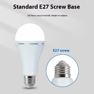 Bombilla LED <span class=keywords><strong>de</strong></span> Emergencia con Sensor Mr11 <span class=keywords><strong>de</strong></span> 12W, E27, Globo <span class=keywords><strong>de</strong></span> Plástico, con Batería Integrada <span class=keywords><strong>de</strong></span> 1200mA AC, para Iluminación Residencial, Dormitorios y Camping - Product Image 4