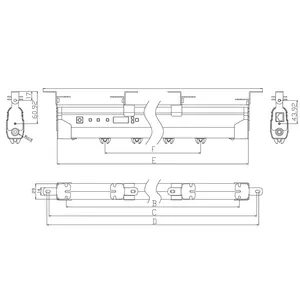 KE-36X Hochfrequenz-Anti statik Entfernen Ionisator Eliminator Ausrüstung Bar Anti static Ionizing Air Bar
