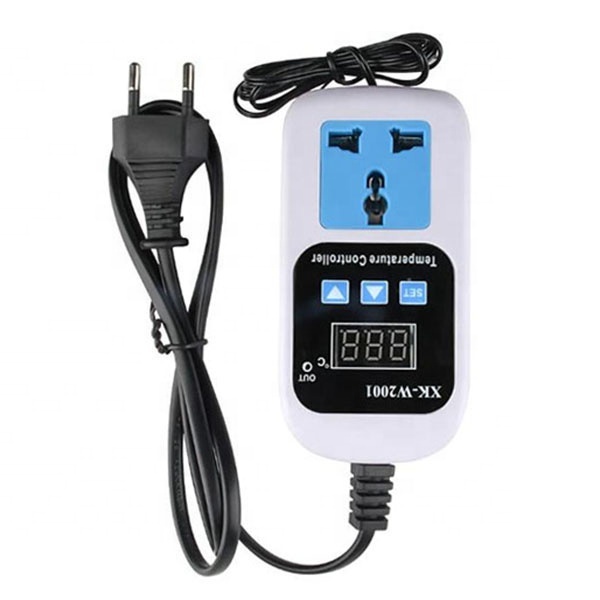 XK-W2001 Electronic Temperature Control Socket Thermostat Control Fully Automatic Switch Adjustable Digital Display