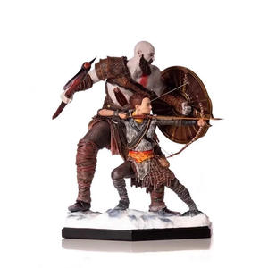 Figura de Acción de God <span class=keywords><strong>of</strong></span> <span class=keywords><strong>War</strong></span> <span class=keywords><strong>Kratos</strong></span> y Atreus Padre e Hijo, Juguetes de Dibujos Animados, Estatua de Vinilo, Muñeco, Regalo de Modelo de Colección - Product Image 2