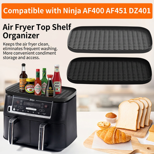 Heat Resistant Silicone Mat Compatible for Ninja AF400 AF451 DZ401 Multifunctional Air Fryer Storage Pad Kitchen Counter Protect - Product Image 1