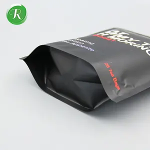 Ziplock-Paquete de paquetes de plástico orgánico personalizados, Matcha de muestra de lujo a base de hierbas, embalaje de papel Kraft, embalaje de té de hojas sueltas