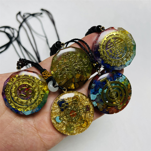 <span class=keywords><strong>Pendentif</strong></span> Orgone en Résine Énergétique Reiki, Protection des 7 Chakras, Collier <span class=keywords><strong>Pendentif</strong></span> <span class=keywords><strong>Orgonite</strong></span> en Cristal pour Guérison et Cadeau - Product Image 6