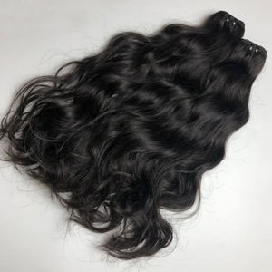 Venditori di capelli mossi birmani birmani vietnamiti, capelli umani grezzi allineati cuticole vietnamite intrecciano ricci vergini non trasformati - Product Image 5