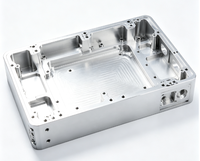 Boîtier métallique en aluminium usiné CNC de haute précision sur mesure pour l'électronique de communication