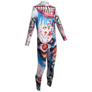 Costume d'Halloween unisexe en spandex imprimé en 3D de Clown Mutant Terrifiant pour Jeu de Rôle - Product Image 2