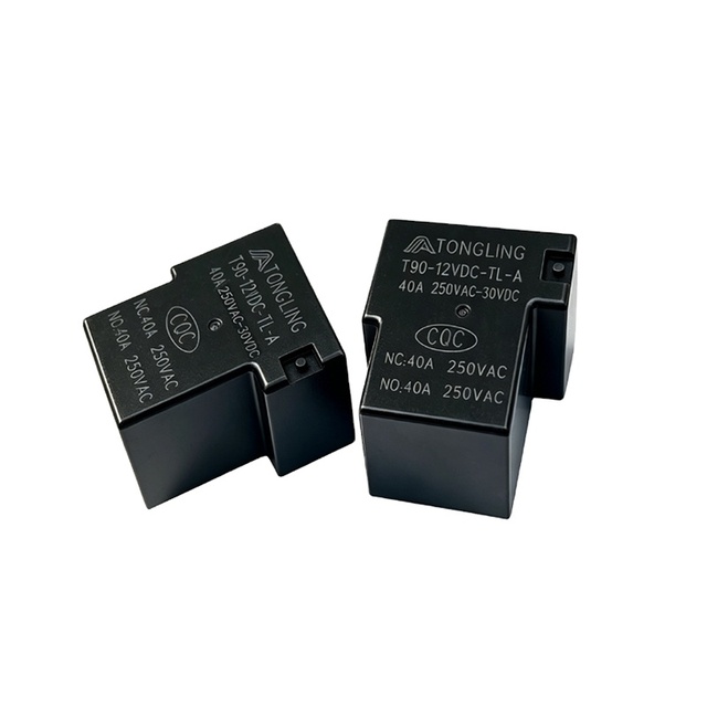 4 Pin PCB Mount General Relay 40A TONGLIGN T90(15F) 12VDC Form a Sealed Electromagnetic Miniature High Power