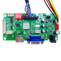Panel LCD DV240FBM-NB0 Original baru 24 inci, Layar LCD IPS 1920*360, Kit papan kontroler LVDS ke HD-MI untuk periklanan