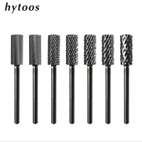 HYTOOS Petite fraise à ongles en carbure de 3/32 po pour manucure, accessoires de perçage d'ongles, outil de retrait de gel