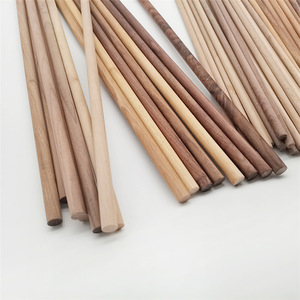 Fábrica de Procesamiento de Madera Hongwei, Palos de Madera de Haya, Varillas Redondas y Cuadradas de Madera Maciza para Manualidades y Proyectos de Bricolaje - Product Image 2