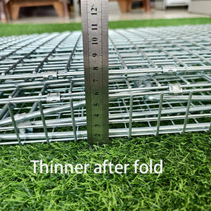 Piège à animaux vivants Piège à chats humain Piège à animaux pliable avec poignée pour chiens errants, armadillos, ratons laveurs, marmottes, renards - Product Image 6