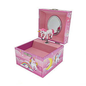 Scatola Portagioie Musicale Unicorno Magico di Jakos Factory per Regali di Compleanno e Feste per Bambine, Conservazione Gioielli e Decorazione Casa - Product Image 1