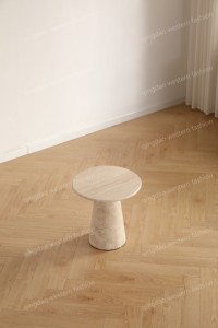 <span class=keywords><strong>Table</strong></span> <span class=keywords><strong>Basse</strong></span> Luxueuse en Marbre Pur pour Ensemble de Meubles de Salon - Product Image 6