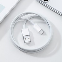 Câble de charge et de synchronisation 2-en-1 USB L/C à charge rapide compatible avec les appareils iOS (iPhone/iPad) – Durable, anti-emmêlement, blindage en feuille, TPE