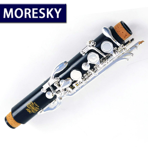 MORESKY Clarinette 17 clés Sib à trous fermés en nickel argenté, style spécial personnalisé en ébène/grenadilla, instrument à vent M303 - Product Image 3