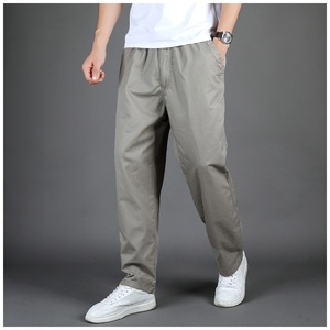 Nueva Colección Primavera Otoño, <span class=keywords><strong>Pantalones</strong></span> Casuales de <span class=keywords><strong>Hombre</strong></span> 100% Algodón, <span class=keywords><strong>Pantalones</strong></span> de <span class=keywords><strong>Trabajo</strong></span> Formales de Pierna Recta - Product Image 5
