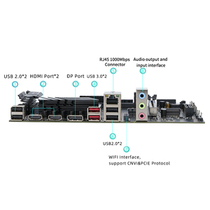 Kit de Combinación de Placa Base y <span class=keywords><strong>CPU</strong></span> ERYING Nuevo de Fábrica para I5-<span class=keywords><strong>12500H</strong></span> de 12 Núcleos, DDR4 de Doble Canal, M-ATX, para Juegos de Escritorio - Product Image 3