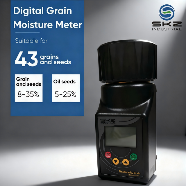 SKZ111B-2 PRO Digital 8-35% 43 Kinds Coffee Cocoa Bean Rice Bran Grain LCD Humidity Moisture Meter Tester Analyzer for Farmers