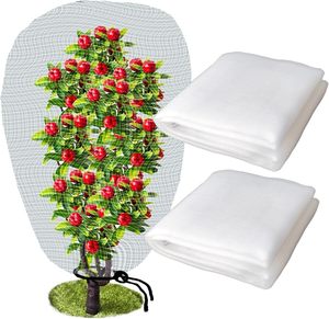 Sacs en filet de nylon durable avec cordon de serrage pour la <span class=keywords><strong>protection</strong></span> des <span class=keywords><strong>fruits</strong></span> <span class=keywords><strong>contre</strong></span> les <span class=keywords><strong>oiseaux</strong></span>, les insectes, les écureuils, filet de <span class=keywords><strong>protection</strong></span> pour plantes de jardin - Product Image 6
