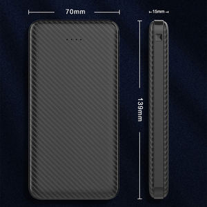 Batterie externe portable USB en gros avec affichage LED, charge rapide, 10000 mAh et 8000 mAh, batterie Li-Polymère pour appareils mobiles - Product Image 5