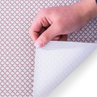 Serbaguna non-perekat Grid PVC Liner - Non-Slip rak & alas laci pola lucu desain PVC Non-Slip rak Liner