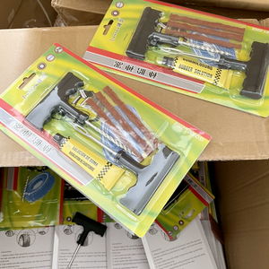 Bandes <span class=keywords><strong>de</strong></span> pneus universelles 6 pièces Blister Pack Kit <span class=keywords><strong>de</strong></span> réparation <span class=keywords><strong>de</strong></span> pneus Outil d'urgence pour voiture/<span class=keywords><strong>camion</strong></span>/moto - Product Image 5