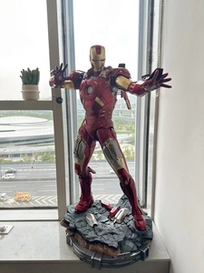 Estatua de Iron Man Mark 7 de Alta Calidad, Tamaño Real 1:1, Figura Coleccionable de Superhéroe de Marvel para Decoración de Interiores - Product Image 6