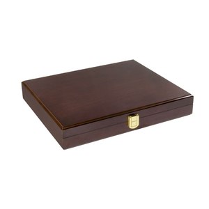 Caja de placa de nogal 230X180mm Aluminio de metal de cristal impreso UV-para regalos de bienvenida de seguros o obsequios de ferias comerciales - Product Image 5