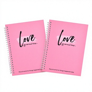 Carnet de souvenirs promotionnel 100 rendez-vous A5, reliure spirale, couverture en papier, journal de couple, 52 feuilles, autocollants, Saint-Valentin - Product Image 2