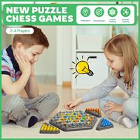 Chaîne Triangle Jeu D'échecs Stratégie Jeux De Société D'échecs pour Adultes Triangle Bande De Caoutchouc Jeu 2 à 4 Joueurs
