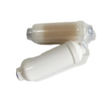 Penjualan Terbaik perawatan air 6 inci Filter tiang karbon butiran teraktivasi bening 1/4 "koneksi T33 kartrid Filter In-line