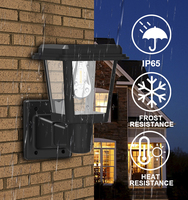 La conception moderne IP65 imperméabilisent la lumière de jardin rechargeable solaire de lampe de mur pour l'usage extérieur