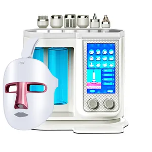 7 in 1 hidro dermabrazyon ultrasonik derin temizlik yüz makinesi oksijen jeti kabuğu güzellik ekipmanları
